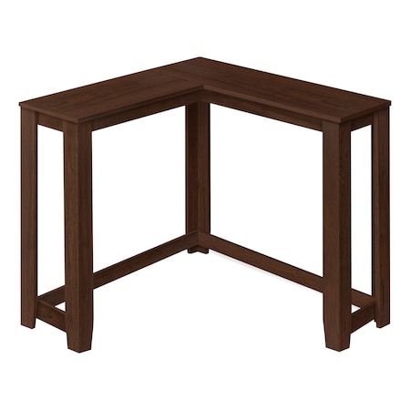 Accent Table, Console, Entryway, Narrow, Corner, Living Room, Bedroom, Brown Laminate, Contemporary